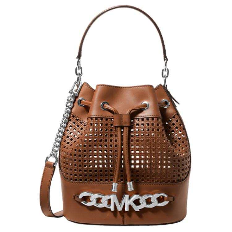 MICHAEL KORS Leather Shoulder Bag, Crossbody Bag, Handbag Medium Women's Leather Brown