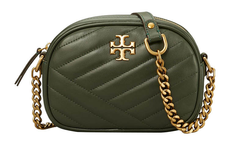 TORY BURCH Kira Lambskin Camera Bag, Shoulder Bag, Crossbody Bag Small Women's Jasper