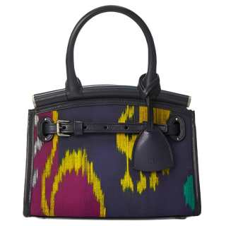 Ralph Lauren Collection Cow Leather Handbag Mini Women's Marine Blue