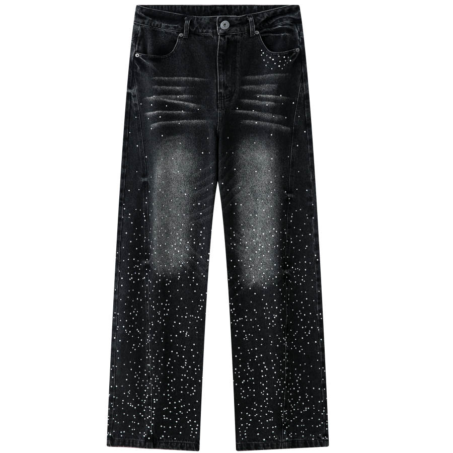 ER ER Jeans Unisex Moderate Straight Fit Pants