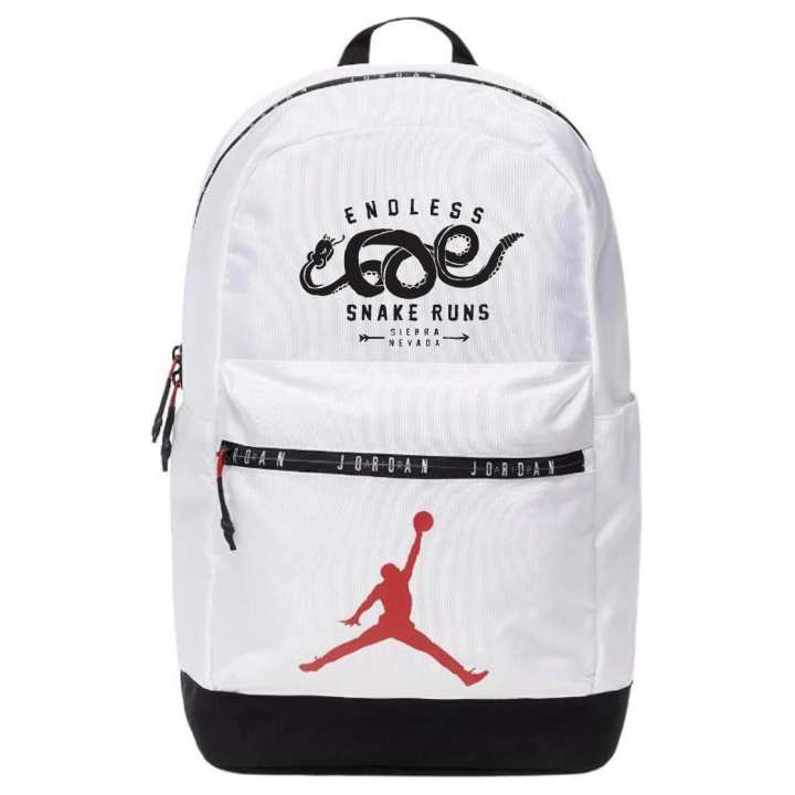 Jordan Jordan Polyester Backpack Unisex White