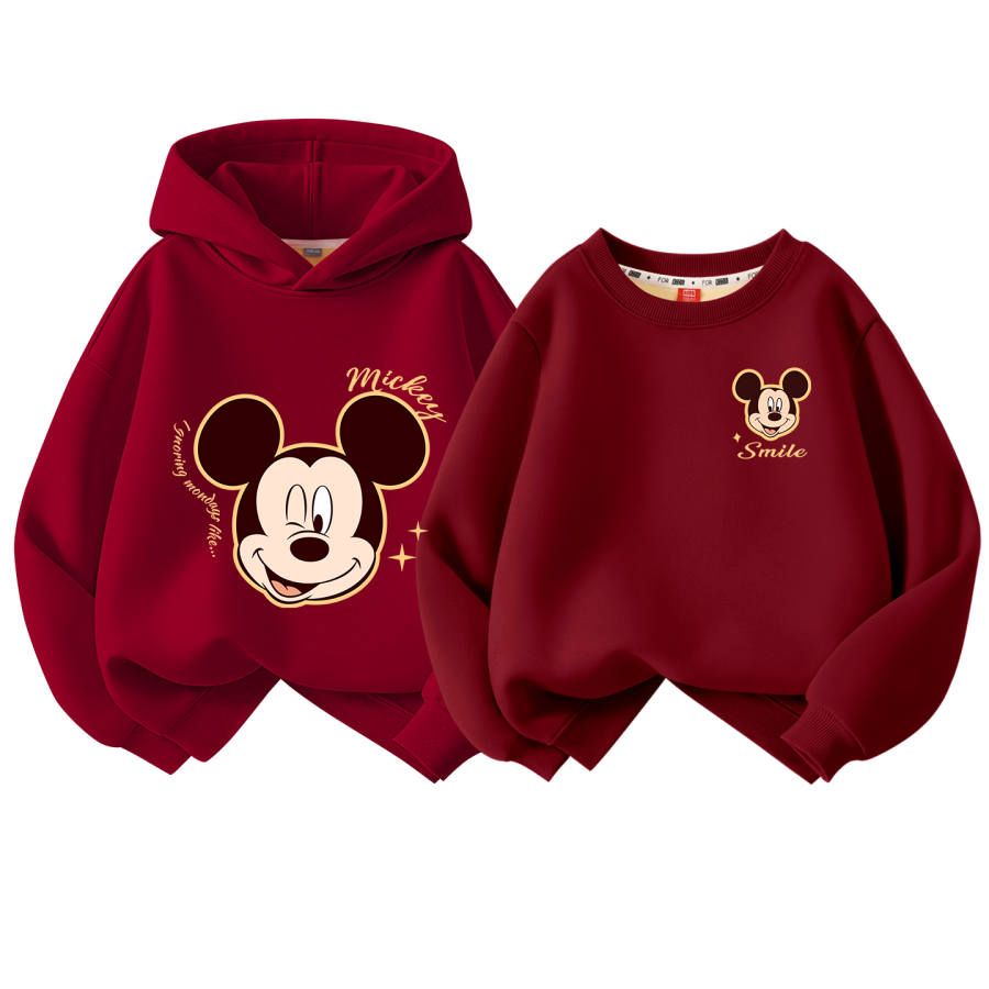 Disney Kids Sweatshirts Hooded Thickened