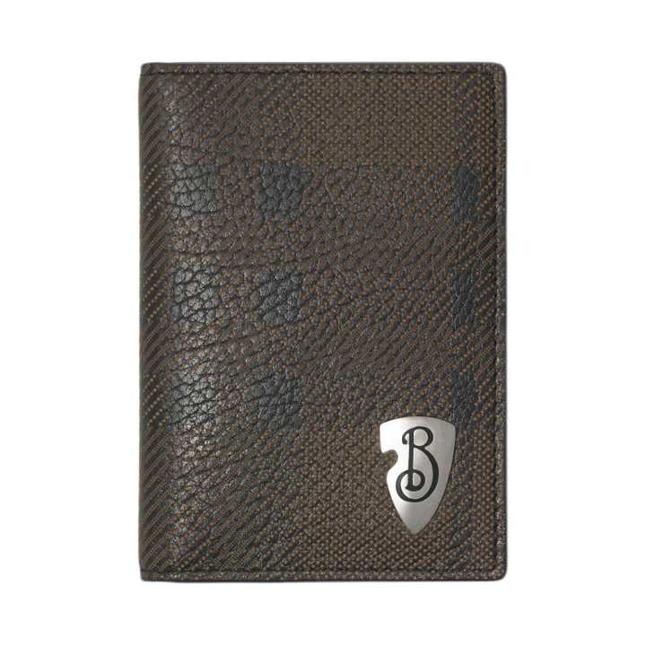 Burberry Burberry Calfskin Card Holder Regular Men's Lime Gray