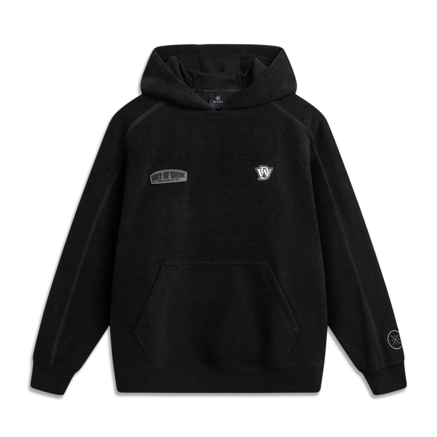 Li-Ning Li Ning Sweatshirts Men's Black Hooded Moderate Regular