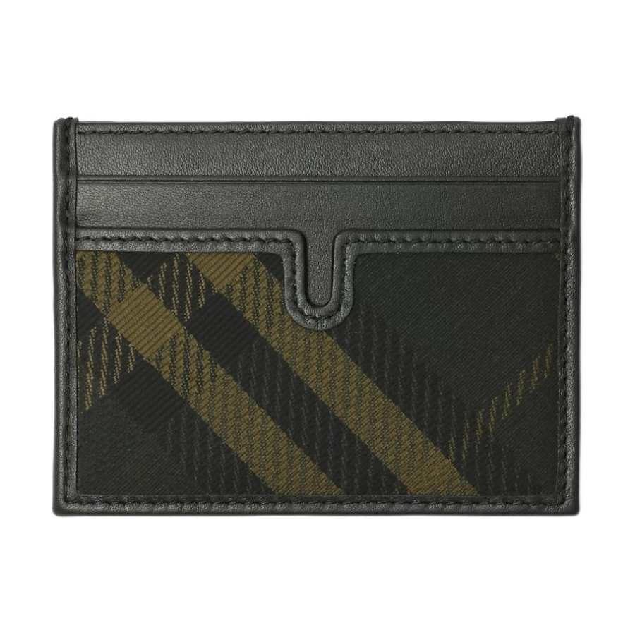 Burberry Burberry Polyester Card Holder Men's Dark Shadow