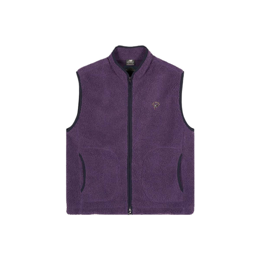 New Balance New Balance Vests Unisex Dark Purple Stand Collar Moderate Other