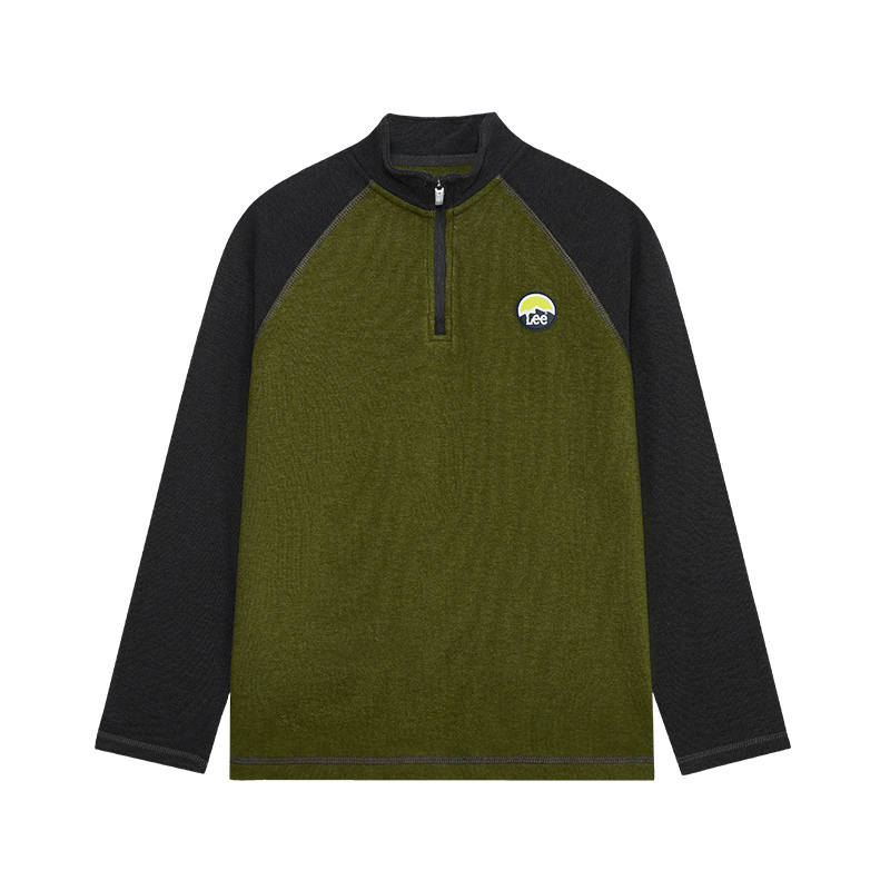 LEE KIDS Grade School T Shirts Half Turtleneck Thickened