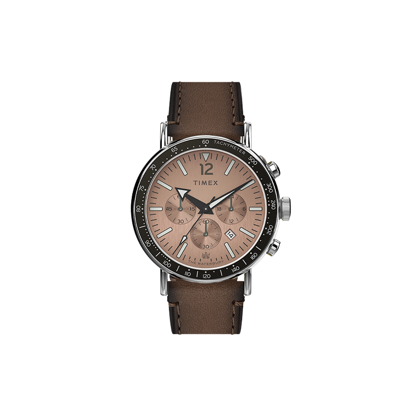 TIMEX Quartz Movement 43mm Rose Gold Watch Dial Men's Watches