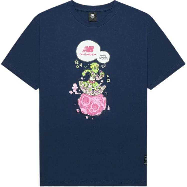 New Balance New Balance T Shirts Men's Blue Crew Neck