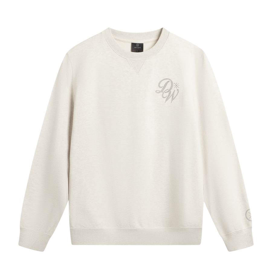 Li-Ning Li Ning Wade Sweatshirts Men's Heather Gray Tile Gray Crew Neck Moderate
