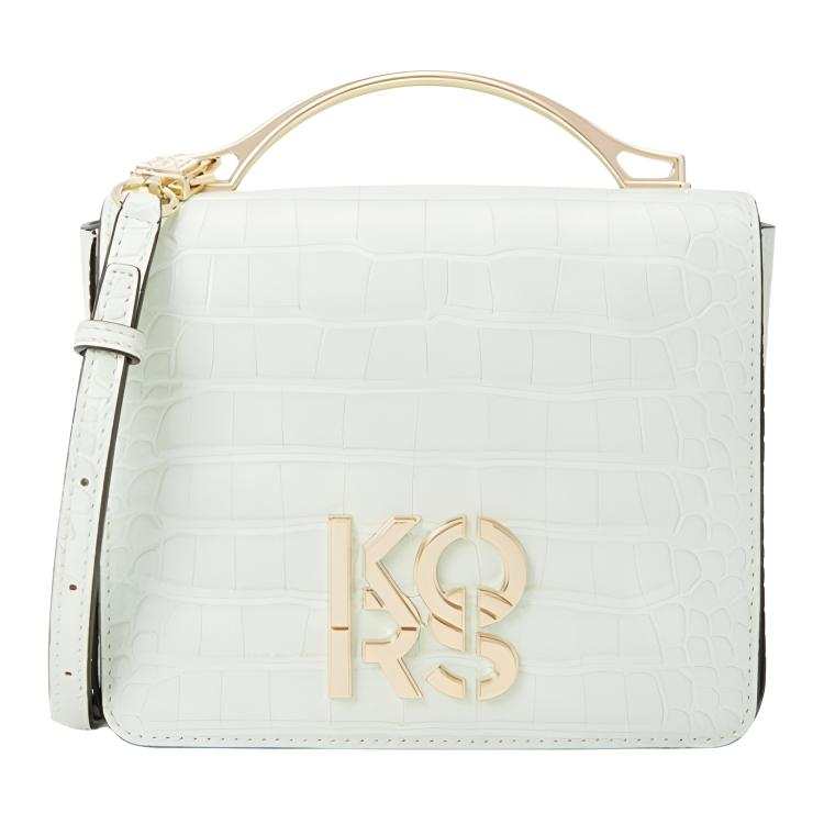 MICHAEL KORS Artificial Leather Crossbody Handbag Women's Light Green