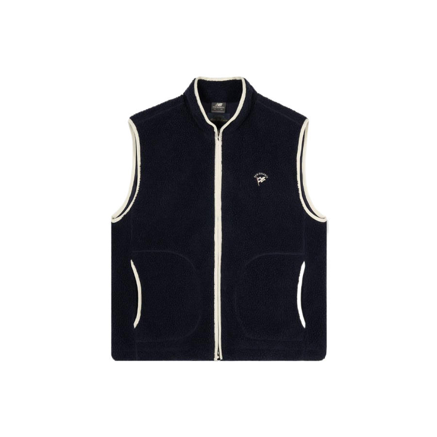 New Balance New Balance NB UNI Vests Unisex Dark Marine Blue Stand Collar Moderate Other