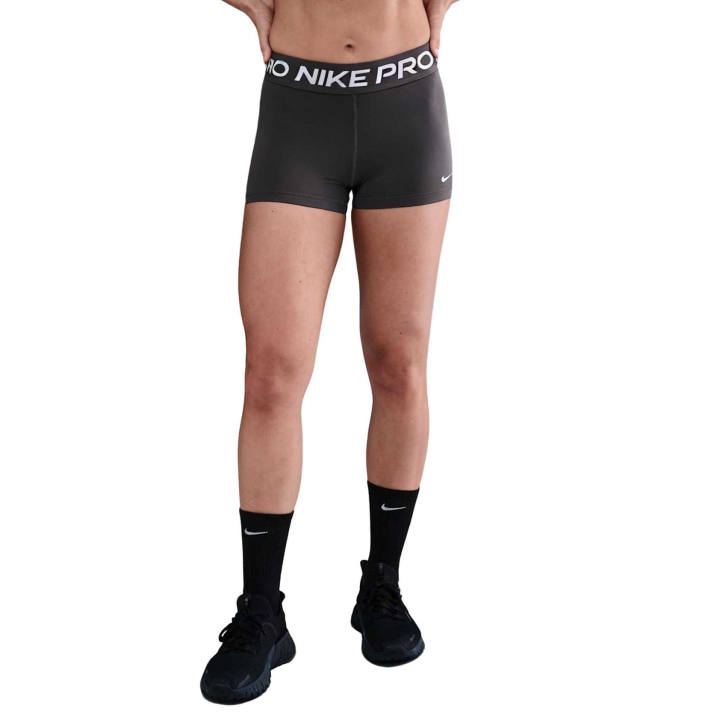 Nike Nike Pro Sports Shorts Women's Thunder Gray/White Moderate Straight Fit Pants