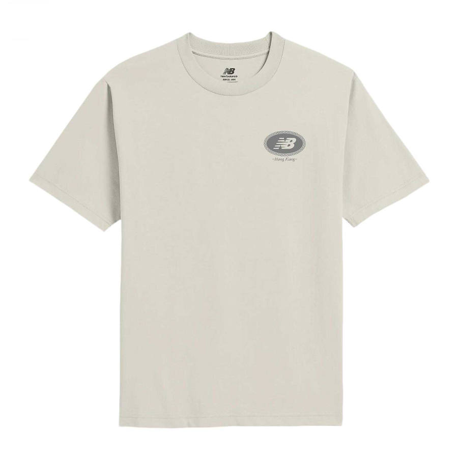New Balance New Balance T Shirts Men's Linen Crew Neck Moderate