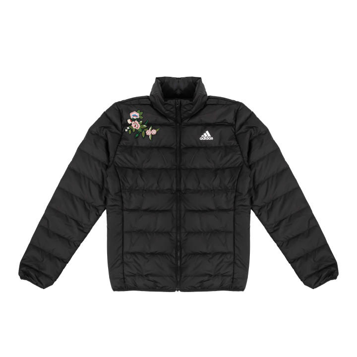 Adidas Adidas Down Jackets Unisex Black Stand Collar Lightweight Other
