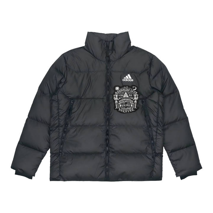 Adidas Adidas Down Jackets Unisex Black Stand Collar Moderate Other