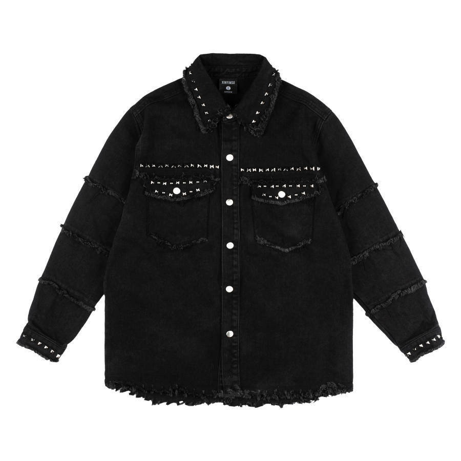 XINYINSU Denim Jacket Unisex Clothing