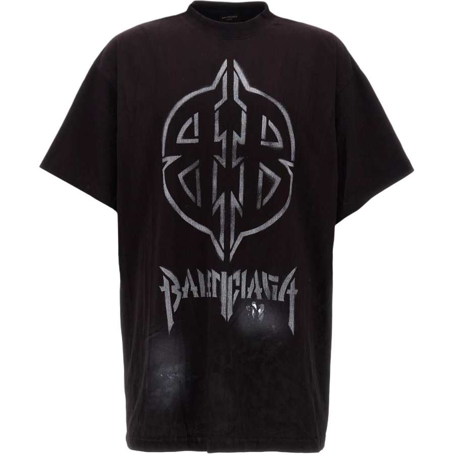 Balenciaga FW24 T Shirt Women's Black