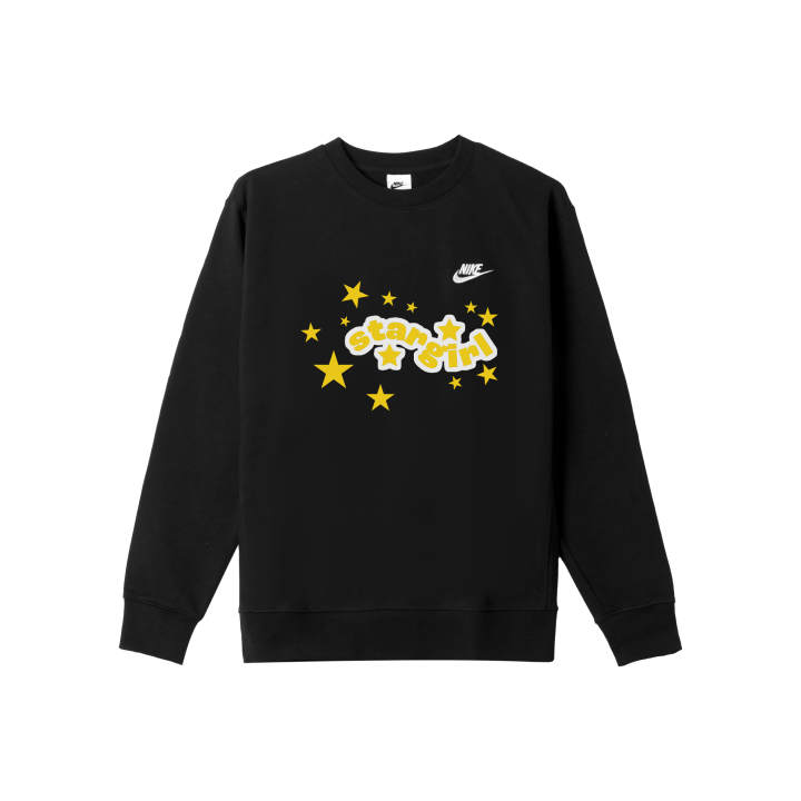 Nike Nike Sweatshirts Men's Black Crew Neck Moderate