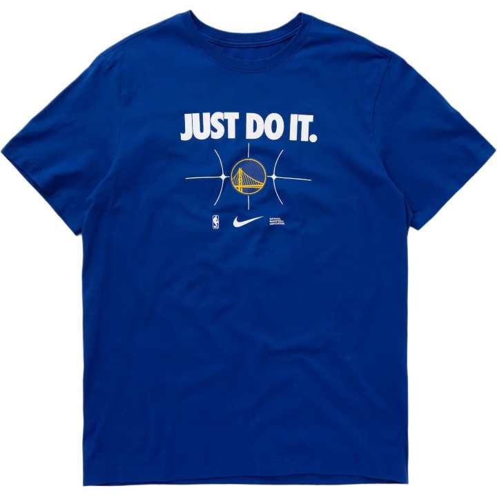 Nike Nike T Shirts Men's Dark Blue Crew Neck Moderate Straight Fit
