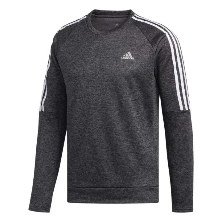 Adidas Adidas Own The Run 3 Stripes Crew Sweatshirt