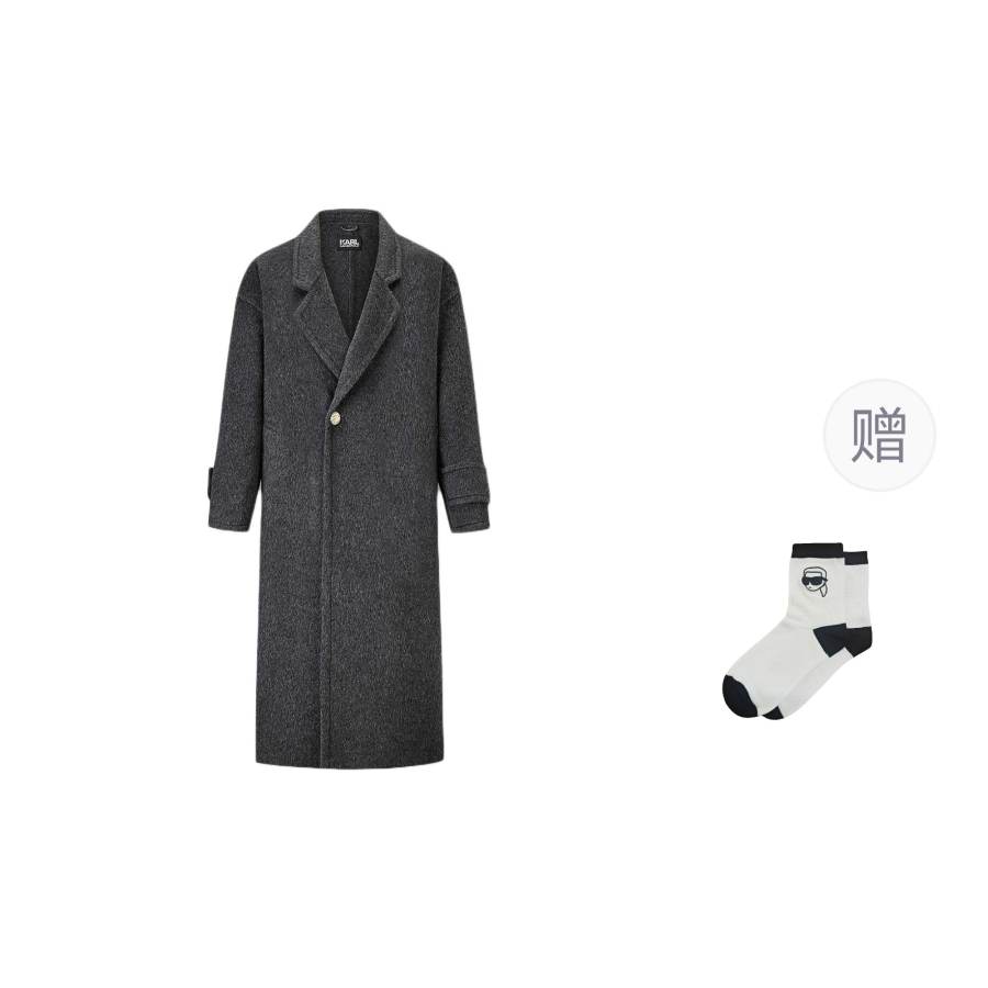 KARL LAGERFELD / Karl Lagerfeld Jeans Coat Women's Gray