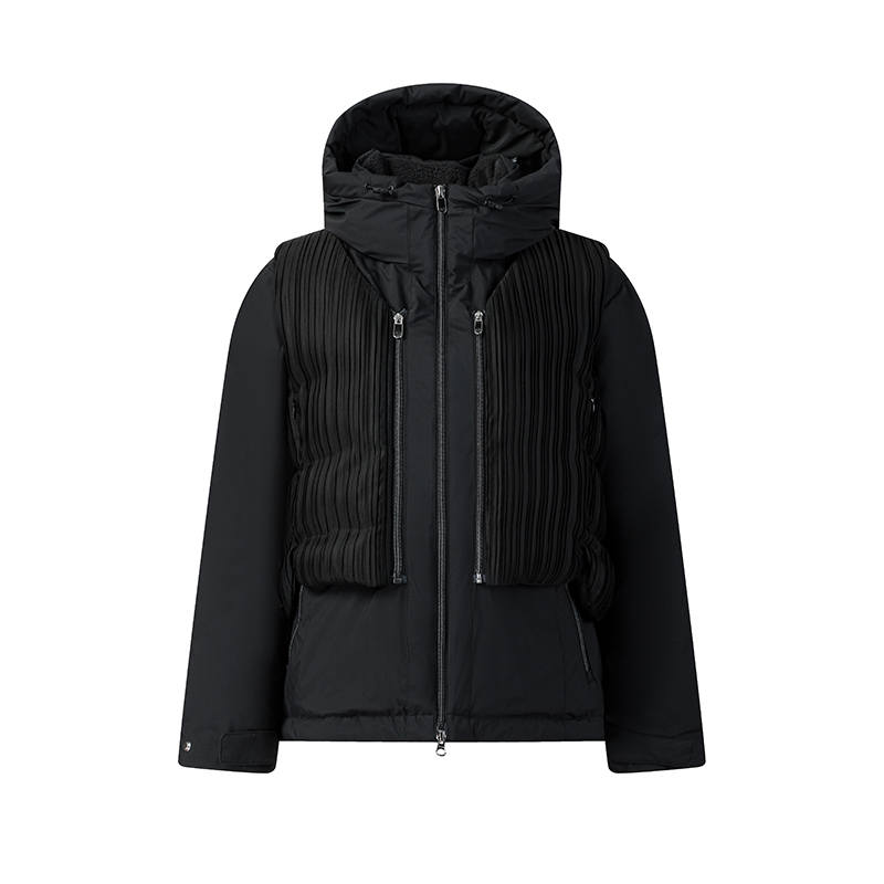 FILA By NAOKI TAKIZAWA Casual Everyday Cool And Flashy Lightweight Fleece Lined Thermal Two Piece Set Down Jacket