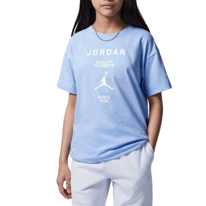 Jordan Jordan Kids T Shirts Crew Neck Moderate