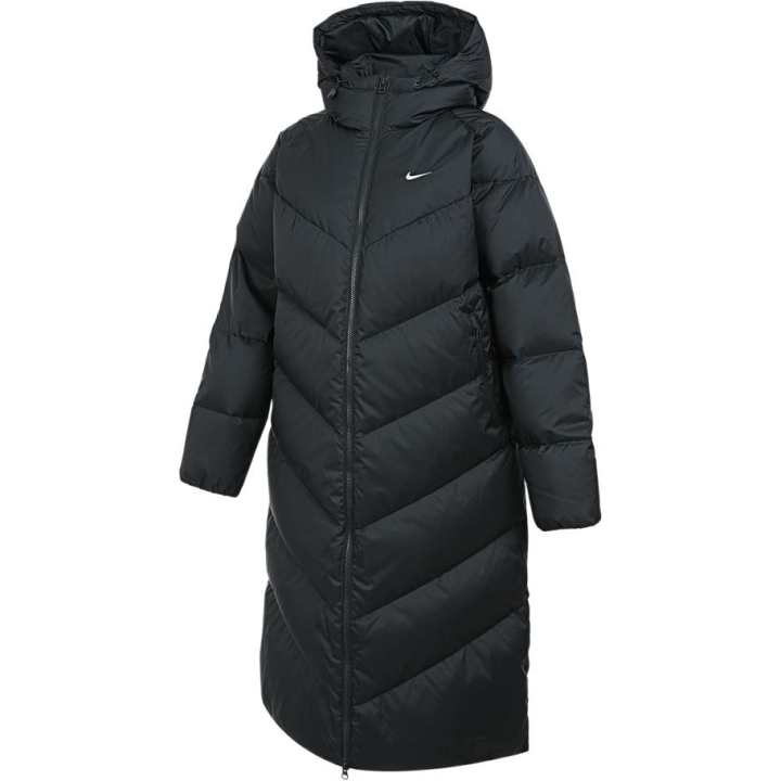 Nike Nike Down Jackets Women's Black Hooded Moderate