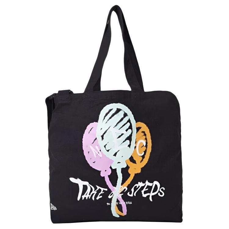 New Era Canvas Handbag, Shoulder Bag Unisex Black
