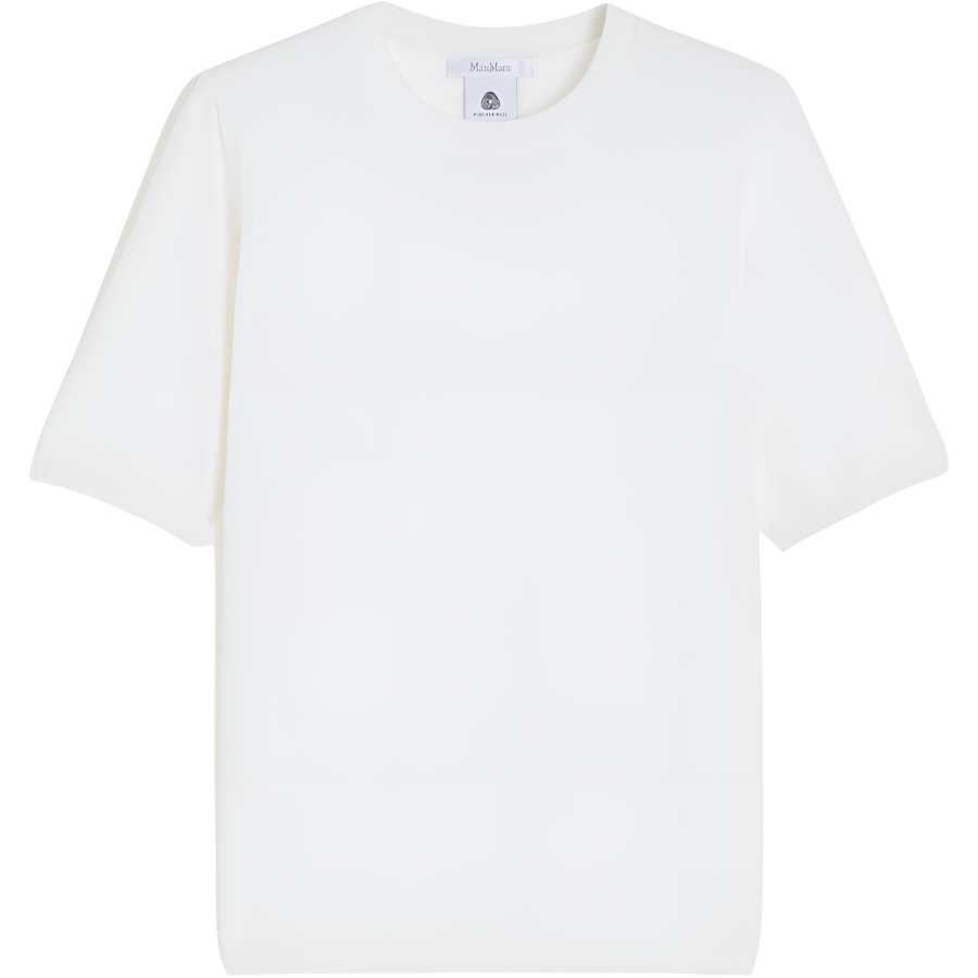 MaxMara MaxMara Sweaters Women's White Crew Neck Moderate