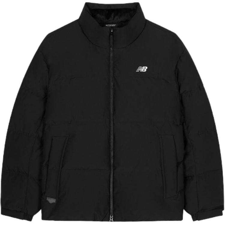 New Balance New Balance Down Jackets Unisex Black Stand Collar Moderate