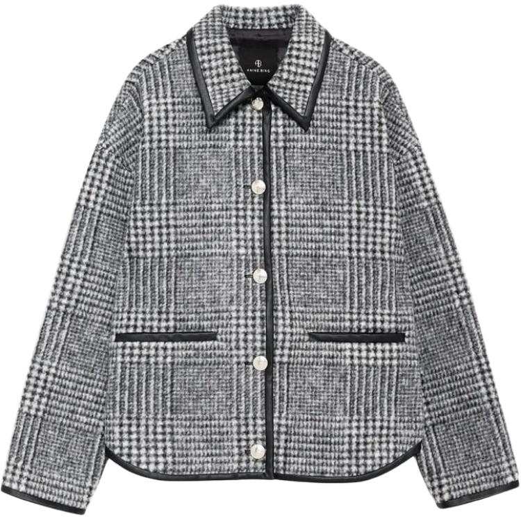 Anine Bing Anine Bing check-pattern jacket