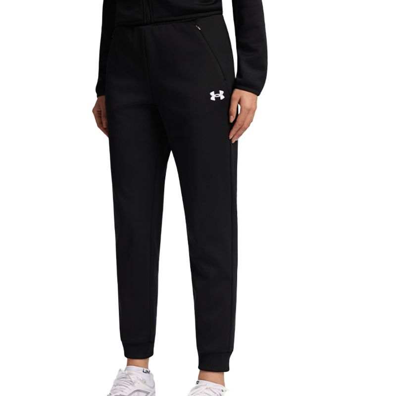 Under Armour Running Elastic Cuff Thermal Loose Fit Fleece Lined Knitted Sweatpants Women's