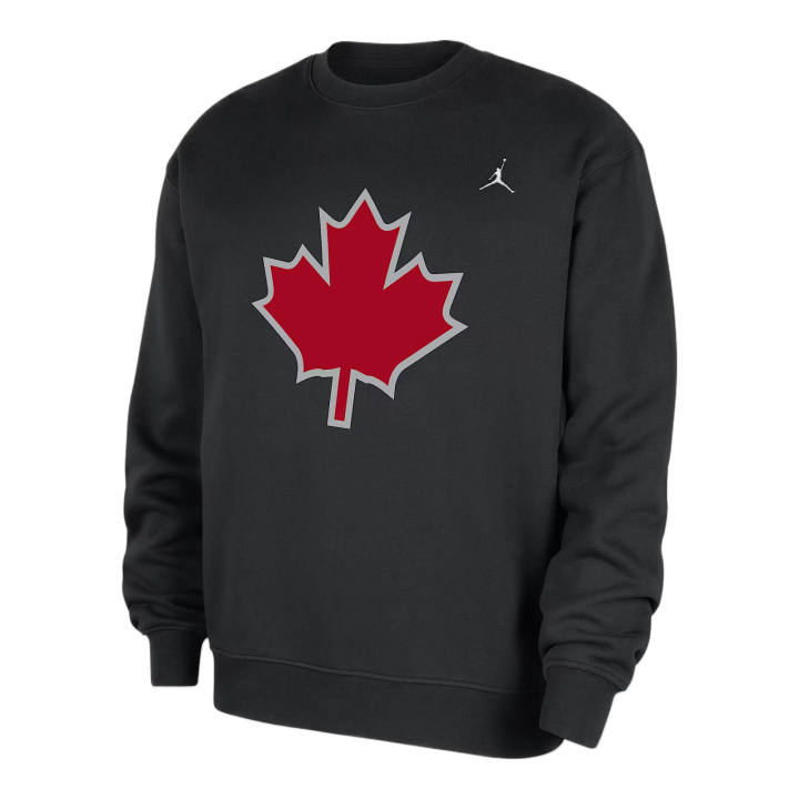 Jordan Jordan Toronto Raptors Statement Essentials Men's Jordan Nba Fleece Crew-Neck Sweatshirt