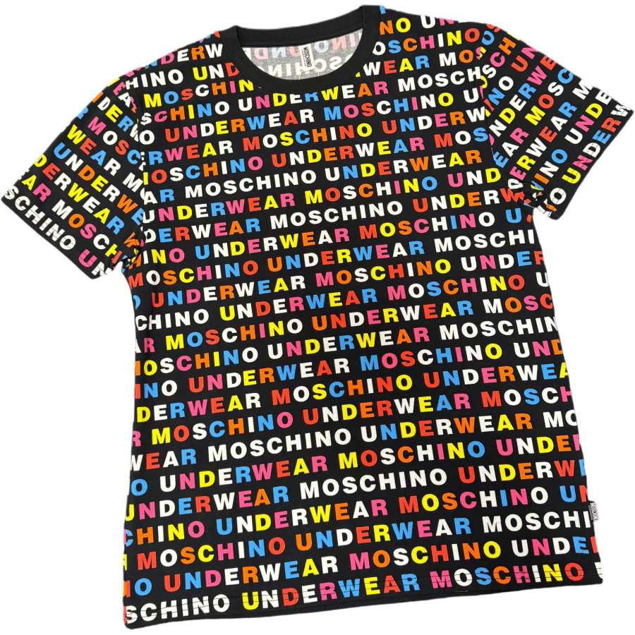 MOSCHINO T Shirts Unisex Black Crew Neck