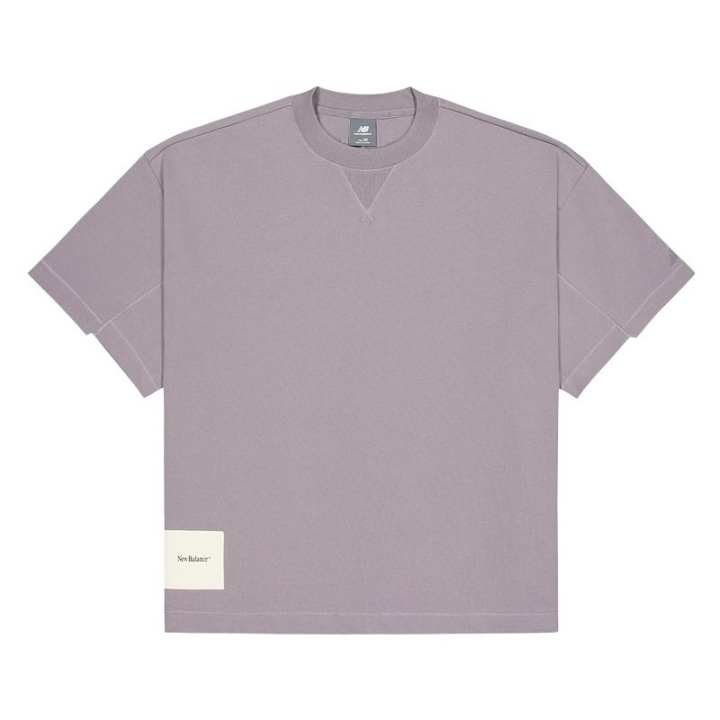 New Balance New Balance NB Grey SS25 T Shirt Unisex Purple