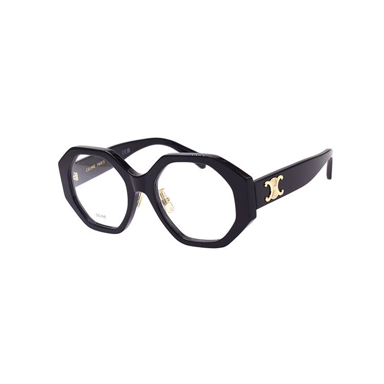 CELINE CELINE Irregular Shape Prescription Glasses Women's Black