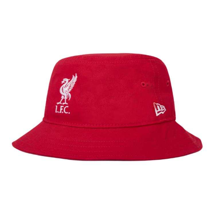 New Era Cotton Bucket Hats Unisex Red