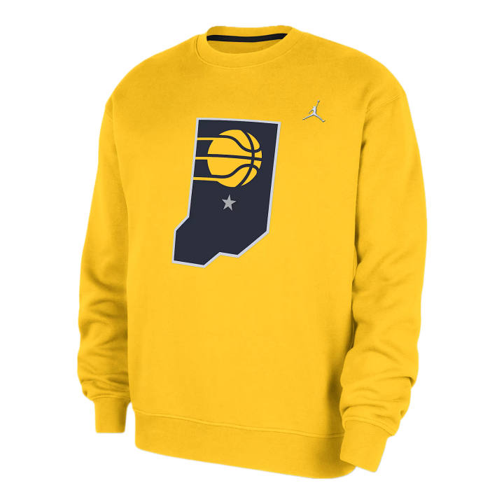 Jordan Jordan Indiana Pacers Statement Essentials Men's Jordan Nba Fleece Crew-Neck Sweatshirt