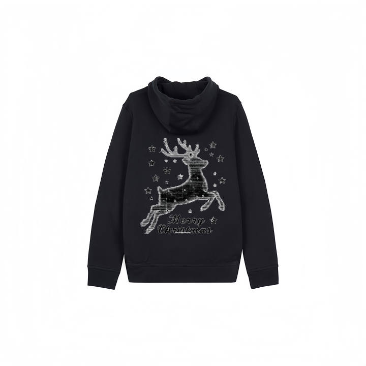 Nike Nike Sweatshirts Men's Black Hooded Thickened