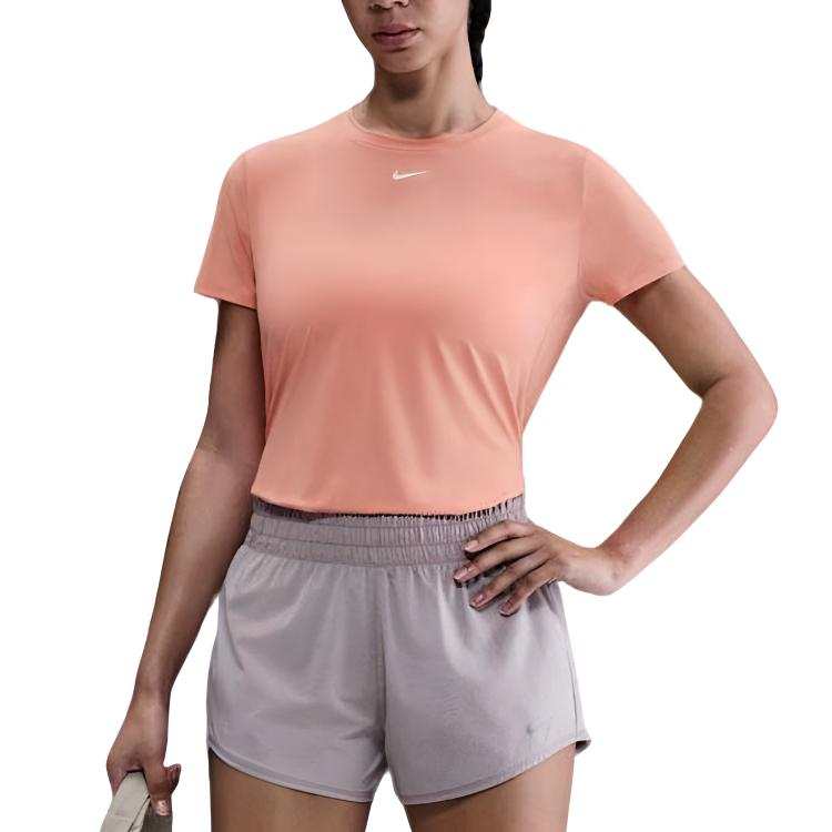 Nike Nike Dri Fit T Shirts Women's Apricot Agate Crew Neck Moderate