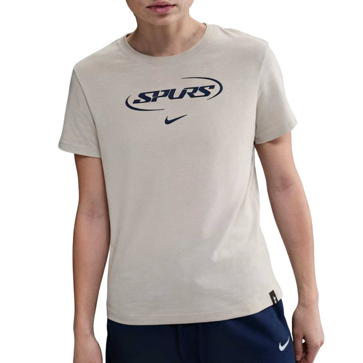 Nike Nike T Shirts Women's Light Iron Ore Crew Neck Moderate Straight Fit