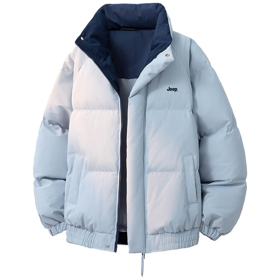 Jeep Jeep Puffer Jackets Unisex Stand Collar Thickened Patchwork Puffer Jacket