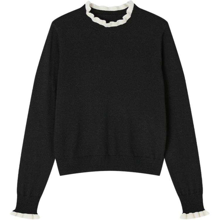 XIANGYING Sweaters Women's Crew Neck Moderate Base Layer