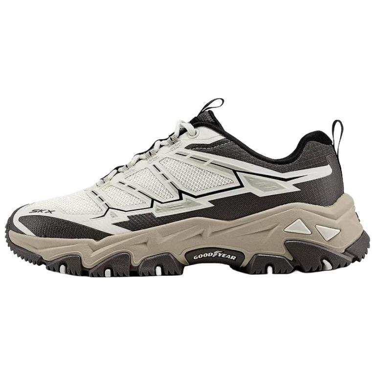 Skechers OUTDOOR WOMENS Abrasion Resistant Low top Casual Shoes Women's White Gray