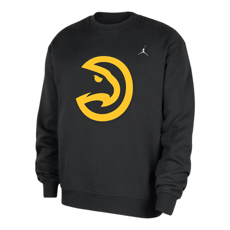 Jordan Jordan Atlanta Hawks Statement Essentials Men's Jordan Nba Fleece Crew-Neck Sweatshirt