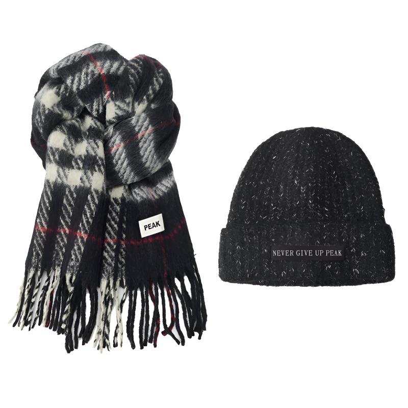 PEAK PEAK Polyester Knit Scarves Unisex