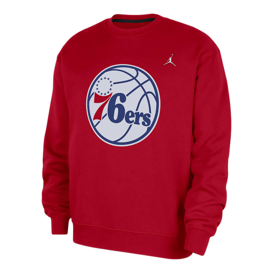 Jordan Jordan Philadelphia 76ers Statement Essentials Men's Jordan Nba Fleece Crew-Neck Sweatshirt