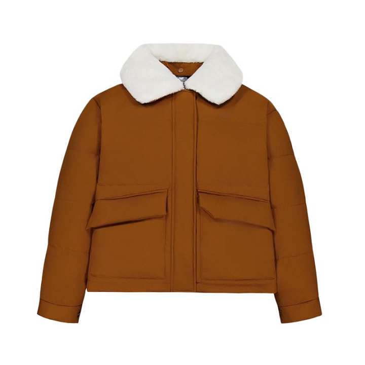 New Balance New Balance FW25 Classics Collection, Thickened Loose Fit Fleece Lined Long Sleeved Down Jacket Women's OC